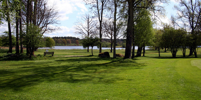 Björketorps golfbana i Vissefjärda med utsikt över Kyrksjön